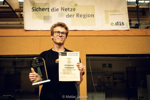 Johannes  Tschernatsch gewinnt "Ran an den Turm" 2023 Johannes  Tschernatsch gewinnt "Ran an den Turm" 2023